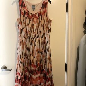 Ladies multicolored dress.